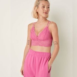 Victoria's Secret PINK Longline Lace Bralette